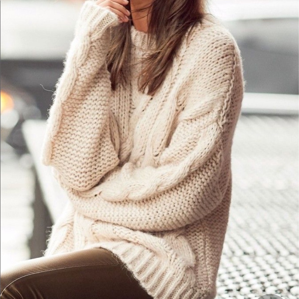 Cream Sweater Dress